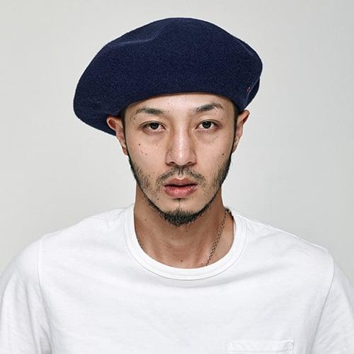 OVER SIZE BERET [NAVY]