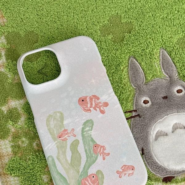 [폰케이스] WATER WORLD & FISH PHONE CASE (ORANGE)