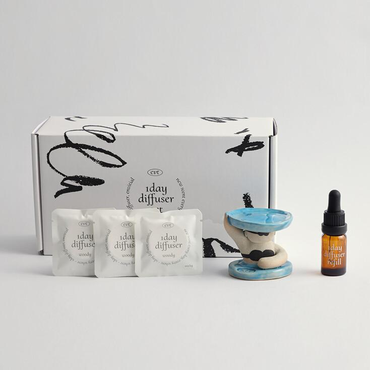 라운디드 엔비셜 원데이디퓨저 세트 with 취급주의 (4 scent)