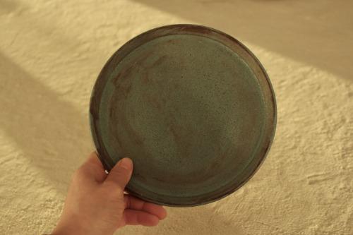 낮은 플레이트 블루