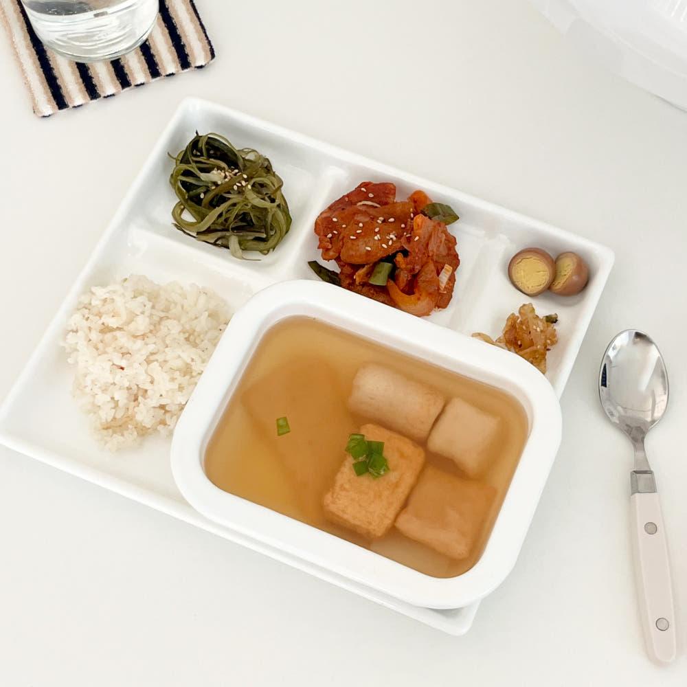 아르지 법랑 식판 5칸 성인 가정용 25cm 다이어트 깨지지않는식판 국산