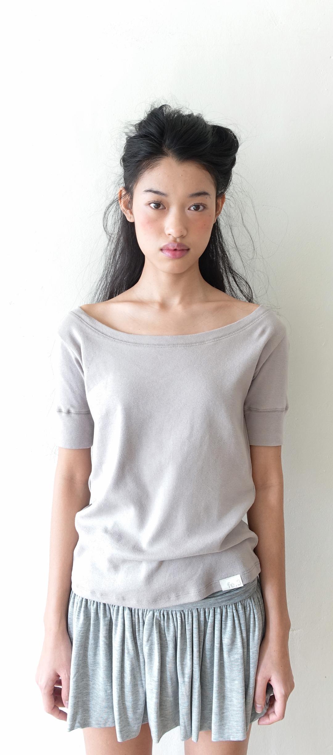 3차★[fe.3] rib half top (greyish beige)