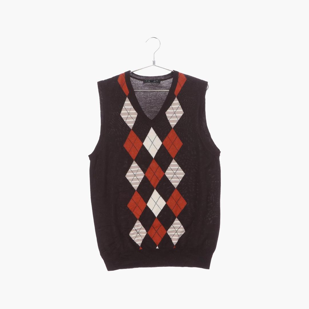 울 베스트 베이직 니트/스웨터 여자 L