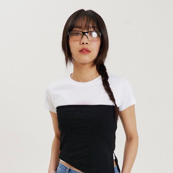 [기획전] SIDE SLIT TUBE TOP BLACK