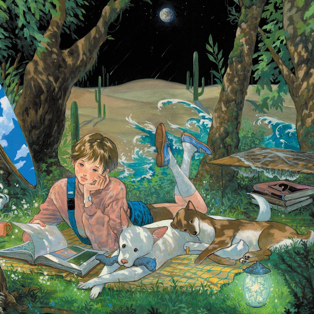 변치않을 낙원 / A4 종이포스터 / 노마 NOMA 아트포스터 포스터 미술 수채화 노마딕 nomadic