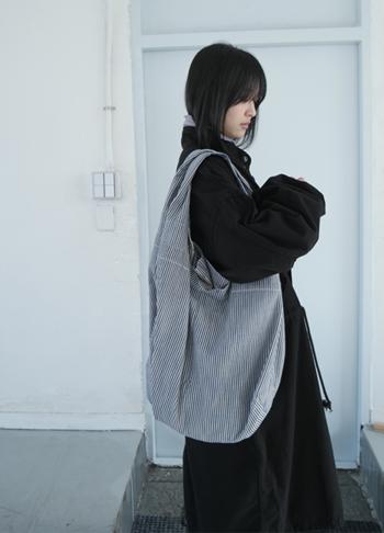 big stripe eco bag (3c)