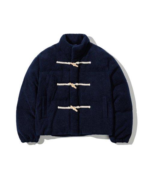 BOUCLE SHORT PADDING [NAVY]