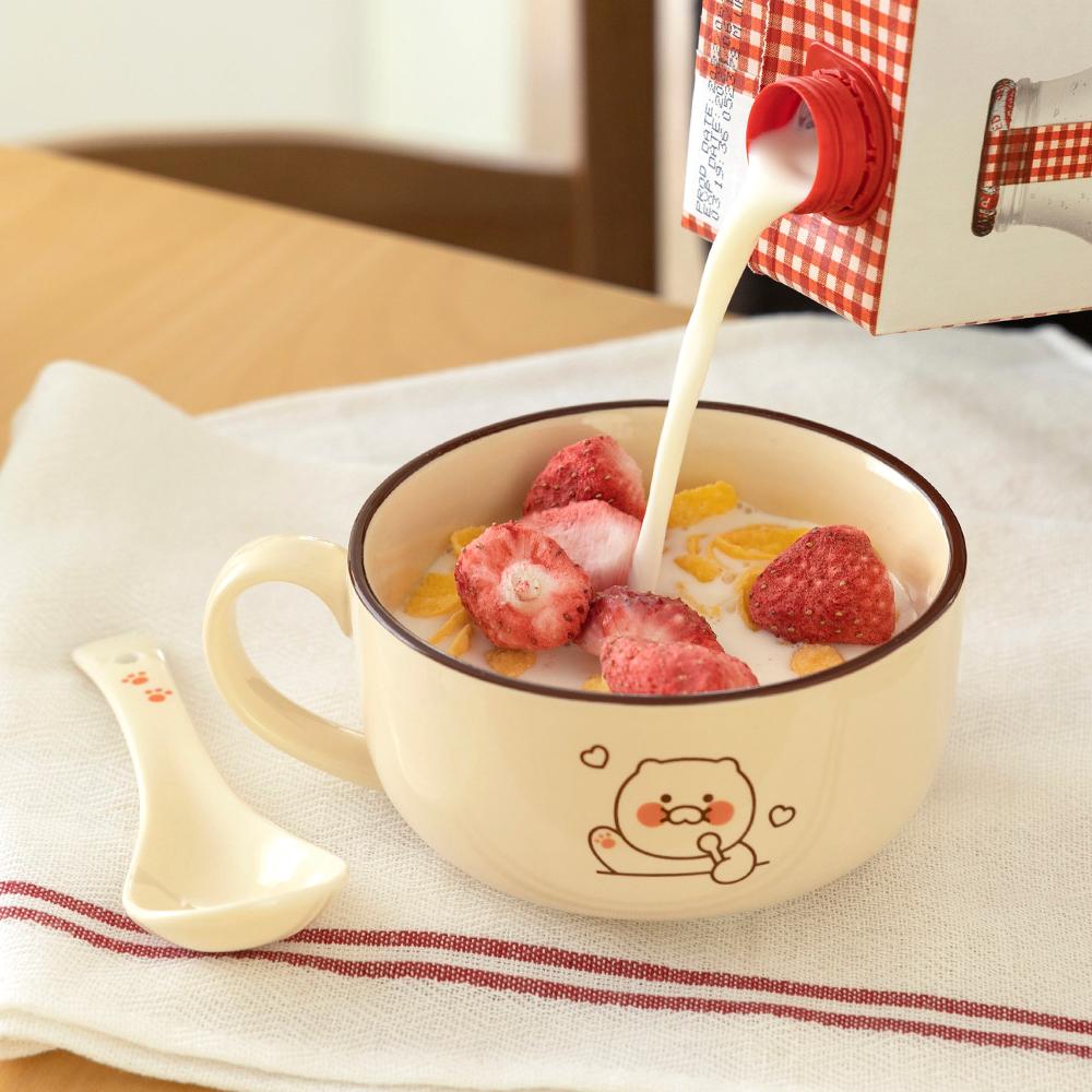 [선물하기 에디션] "홈까페 선물" 춘식이 브런치 보울&스푼 풀세트