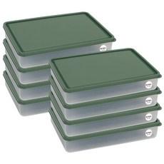 비트리 휘어지는 냉동실 정리용기 시즌2 1500ml 그린, 1개입, 8개