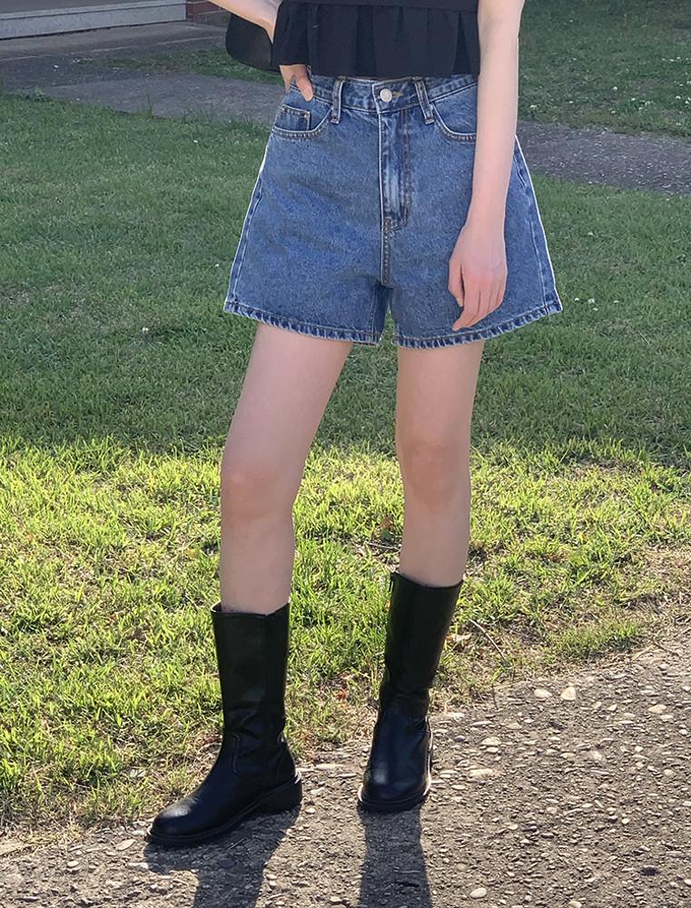 이즈 데님 반바지(S-L)