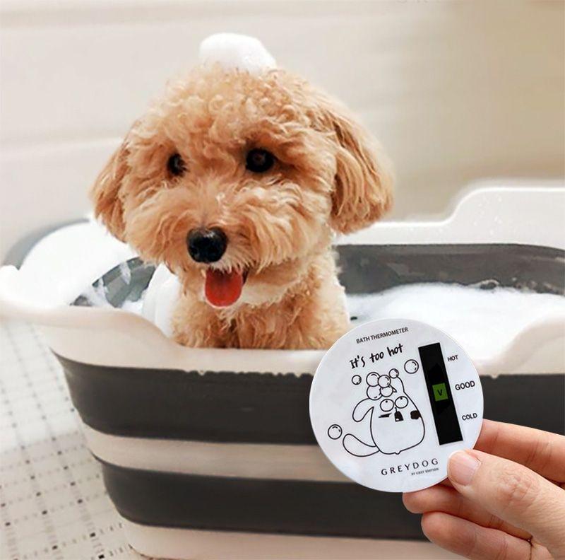 [주말특가]그레이독 접이식 욕조 그레이+온도계 스티커 증정