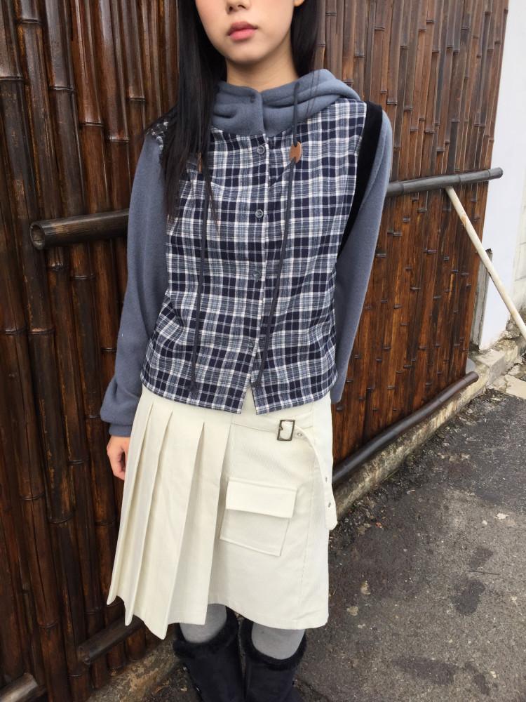 check fleece shirt