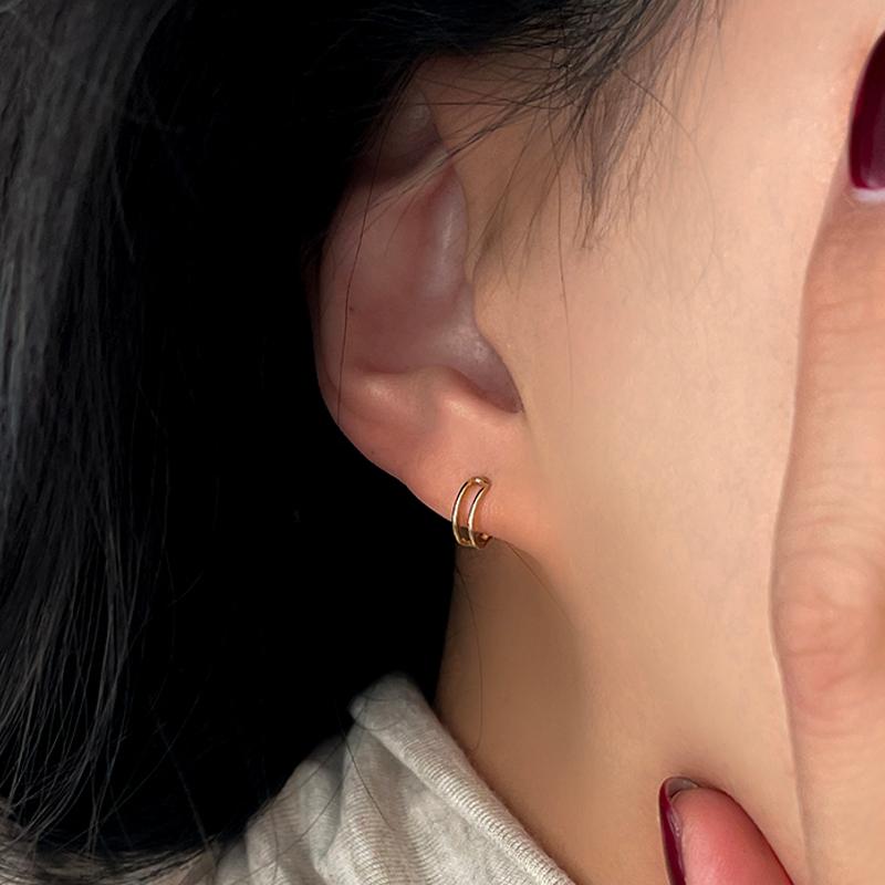 [아몬즈 단독] 14k 클립 원터치 귀걸이