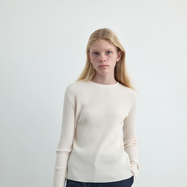 [3RD RESTOCK] RIB-FLEX TEE _ CREAM