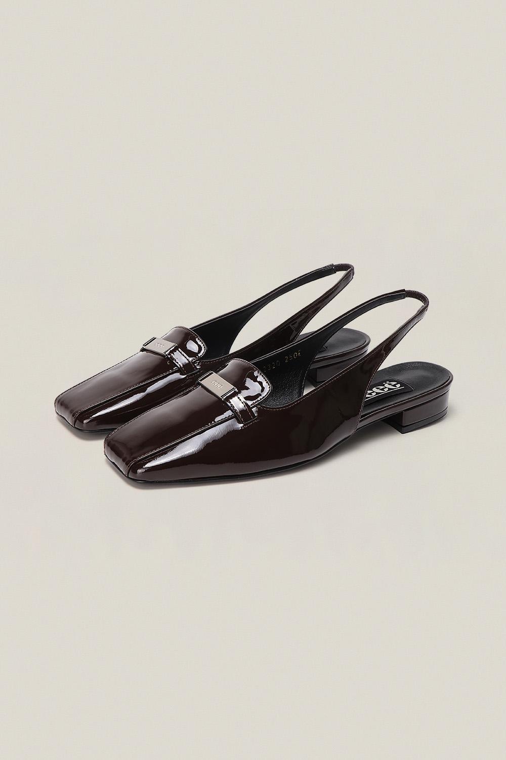 SELLA SQUARE TOE SLING-BACK