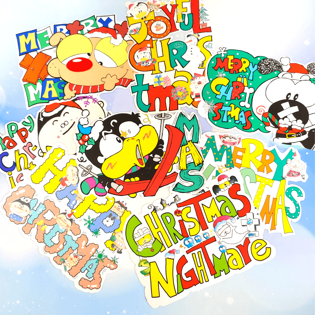 [고전문구] 빈티지 레트로 크리스마스 카드