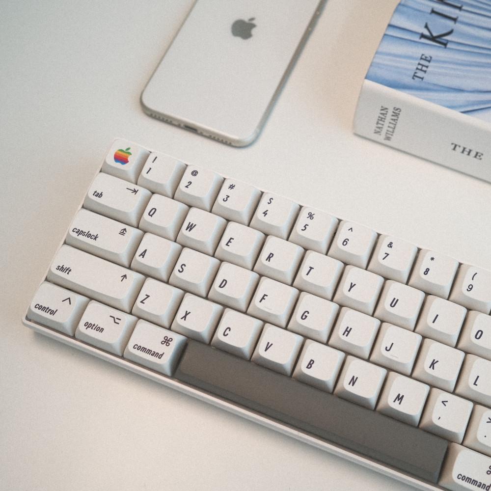 MAC Apple 애플키캡 영문 키보드 레트로 키캡 XDA PBT 한무무 앱코 키캡