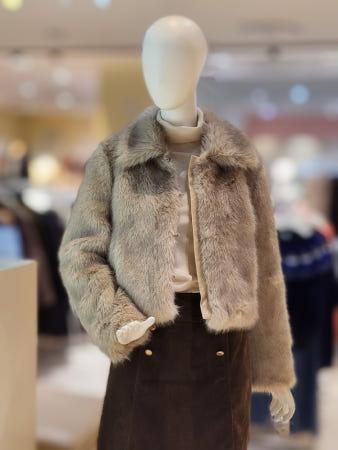 이런 상품 어때요? 페이크 크롭 퍼점퍼 (OF5WMB04-DG)