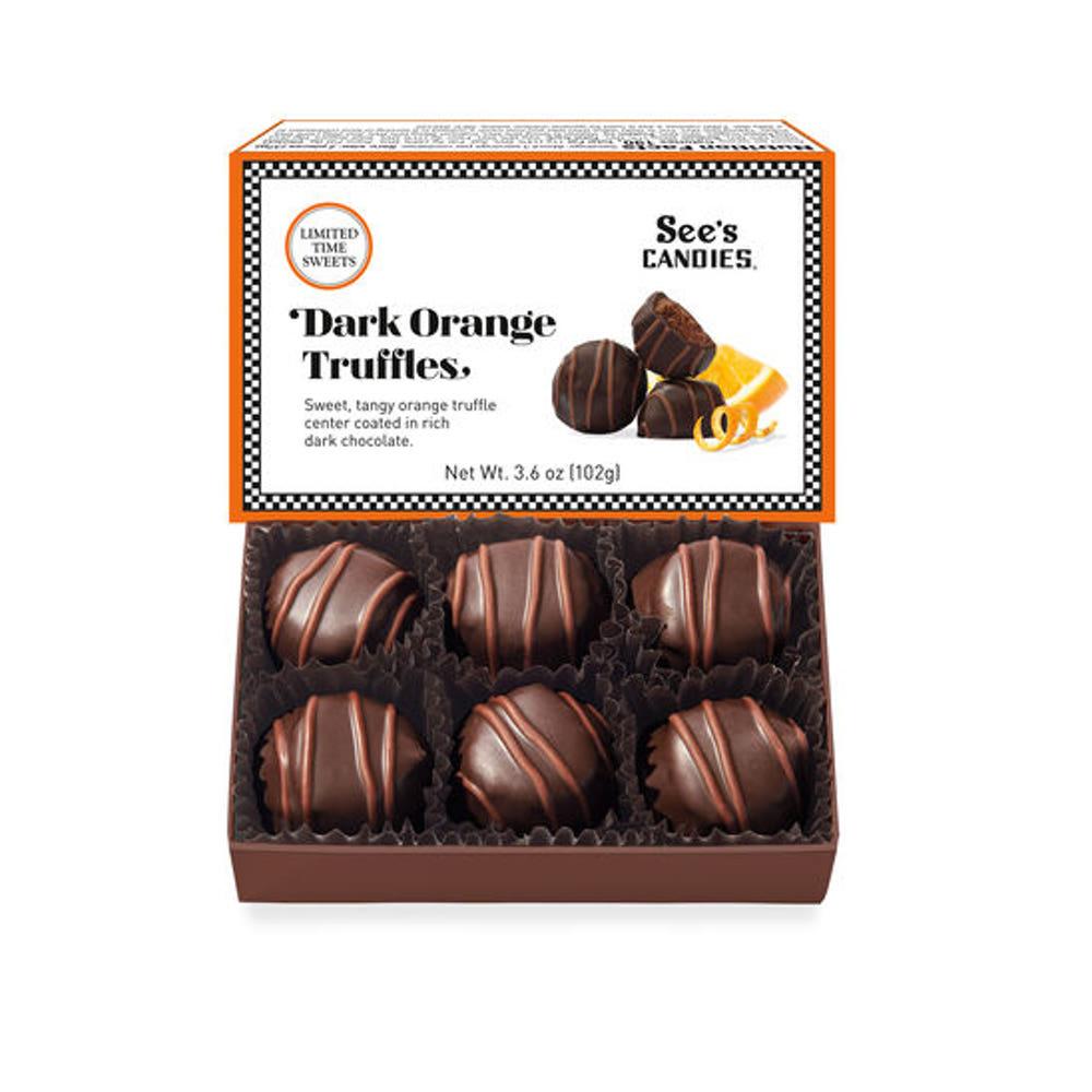 See's candies 씨즈캔디 다크 오렌지 트러플 초콜릿 6피스 워렌버핏 초콜릿