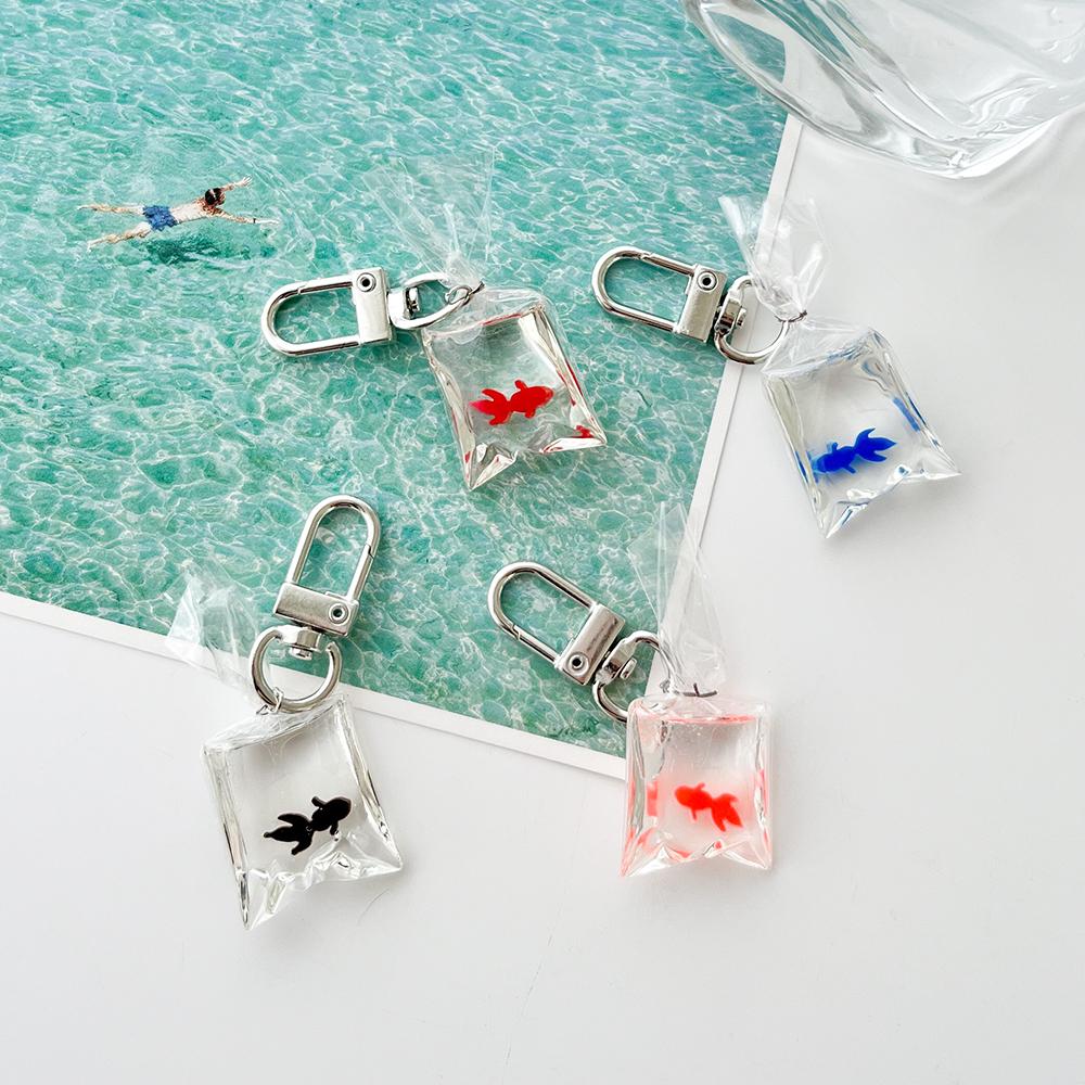 귀여운 컬러 물고기 키링 열쇠고리 가방 고리 에어팟 키링 생일 응원 친구 우정 특이한 선물