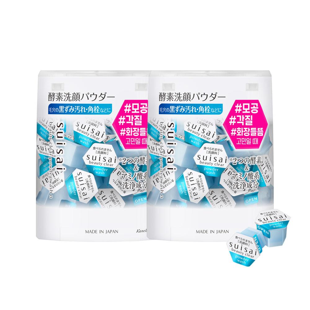 [수이사이] 뷰티 클리어 파우더 워시 N 0.4g x 64개입 (32개입x2)