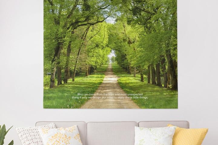 포레스트로드 풍경 패브릭포스터 / 가리개커튼 4size