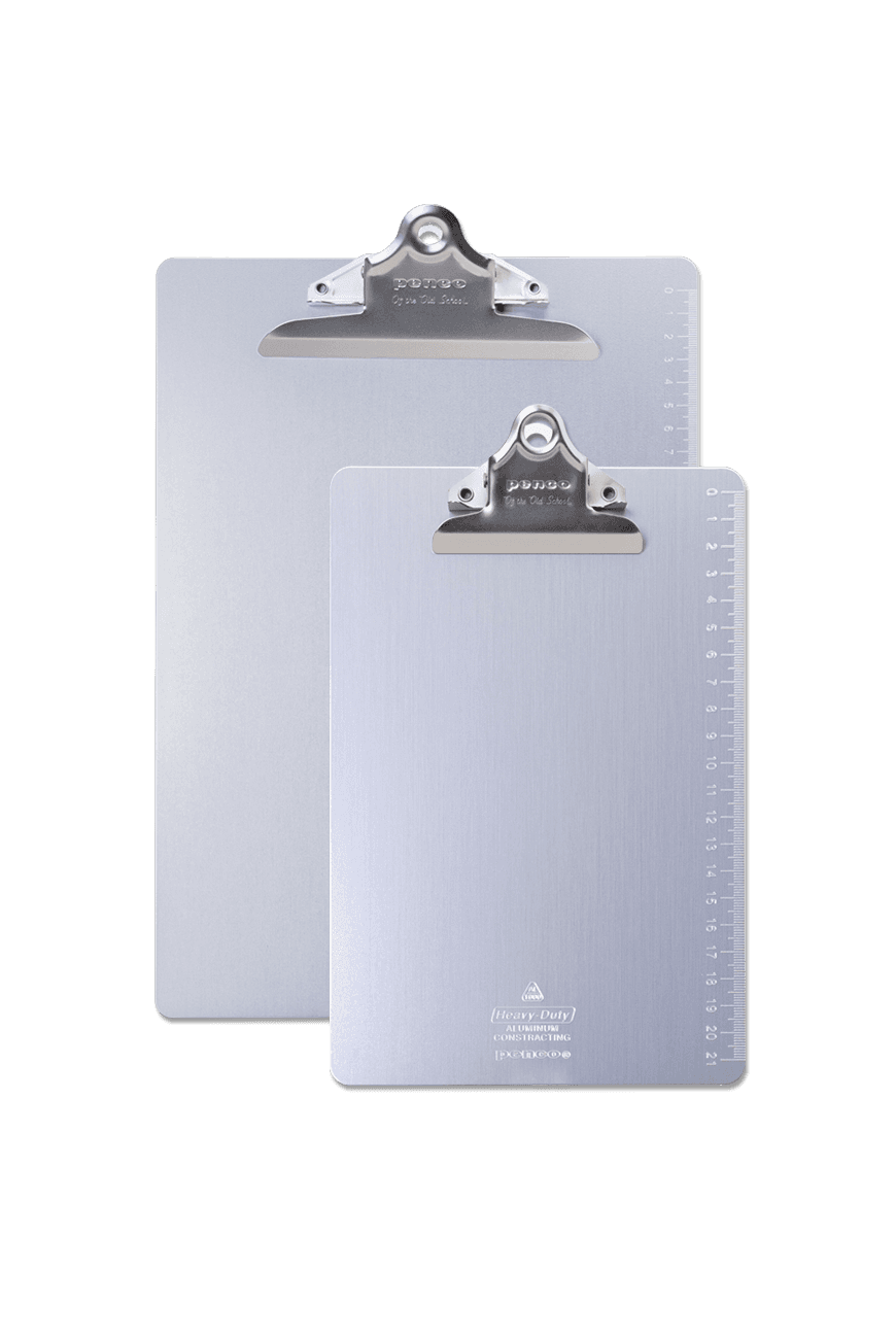 Clip Board Old School - Aluminum
