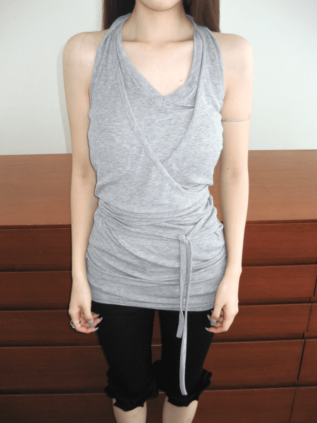 loop halter top (2 color)