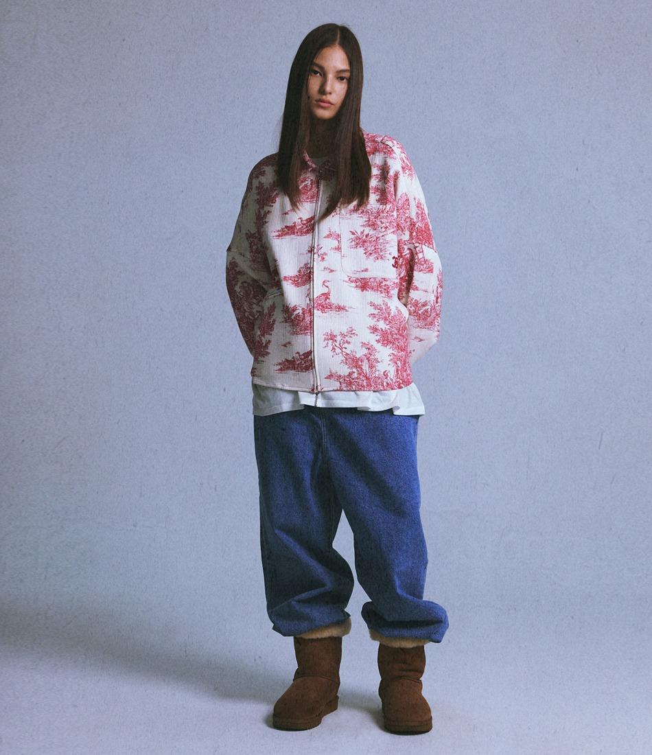 CEC ROOMY SHIRT JACKET(RED)