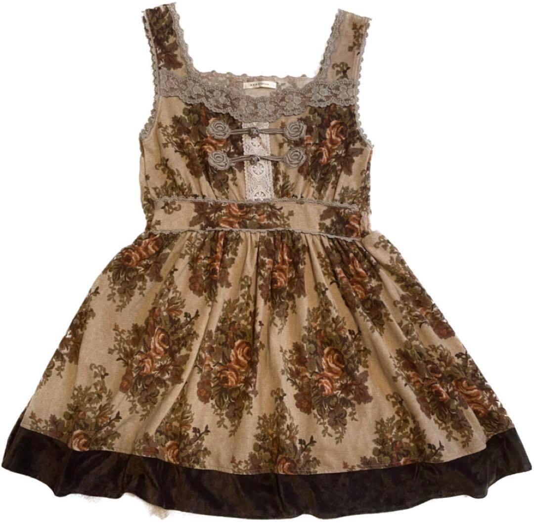 フェアリーグランジ  ゴブラン柄 ワンピース