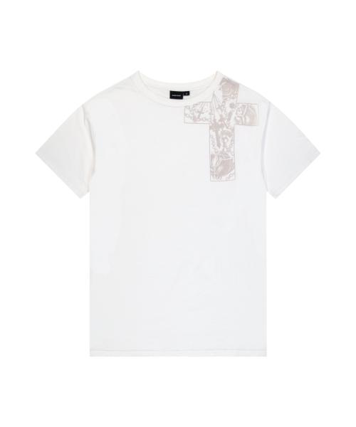 CROS2 Printed Half Top (White)