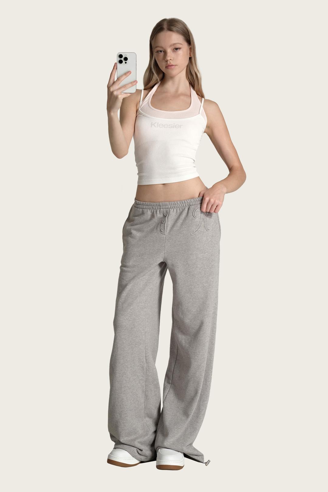 K essential jogger pants, Gray