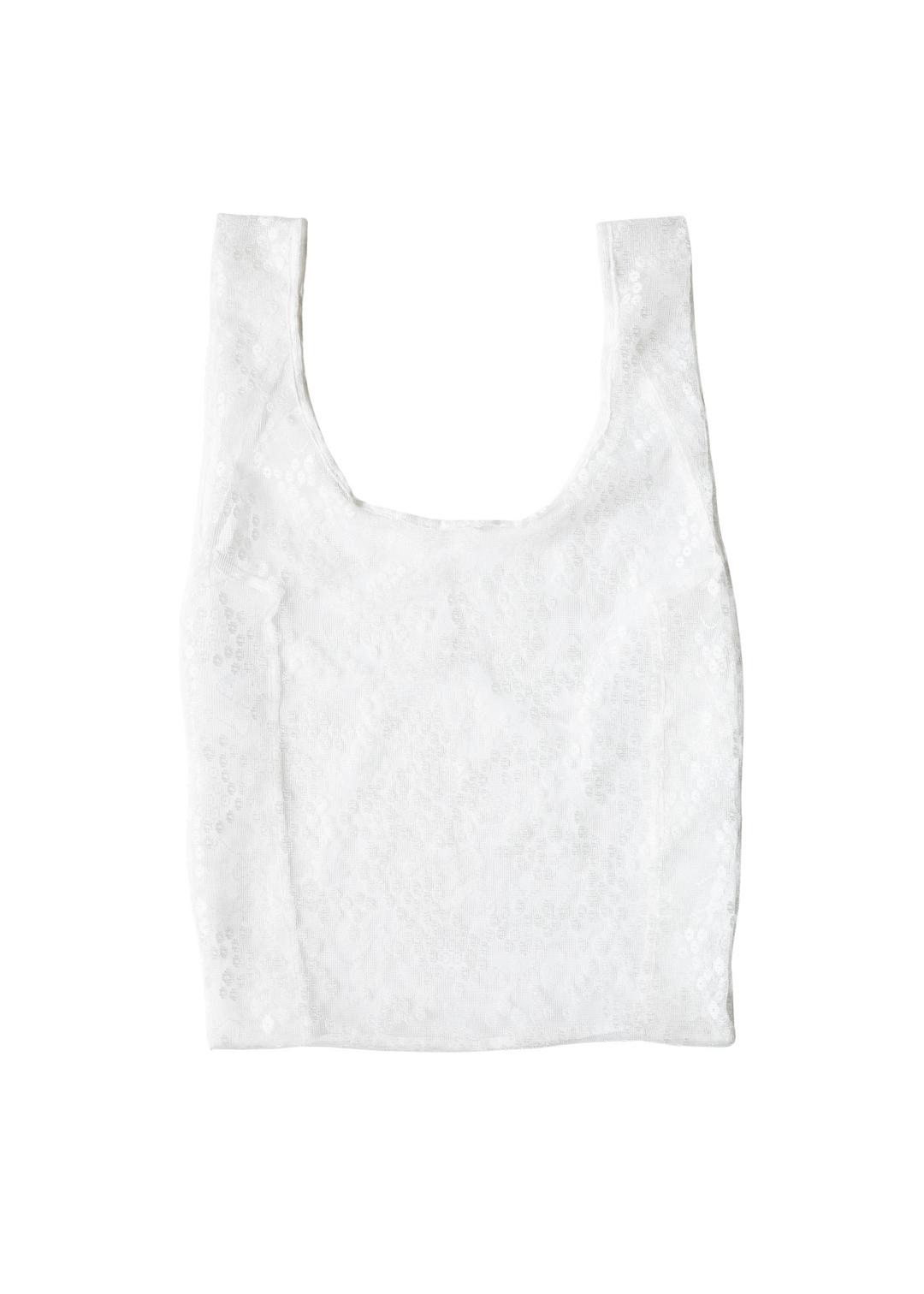 [ 바로배송 ] HWI NET TOTE BAG [OFF WHITE]