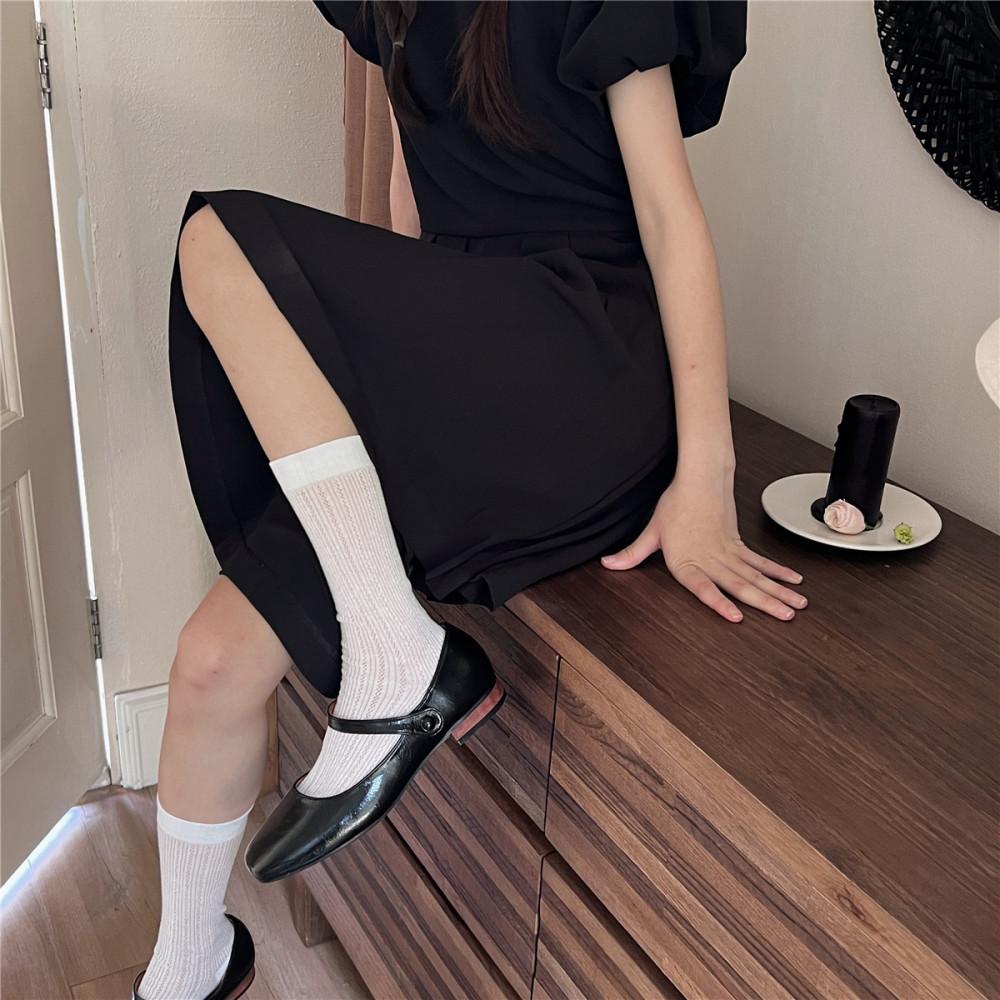 하이뮤즈 여름양말 펀칭 레이스 시스루양말 스타킹양말