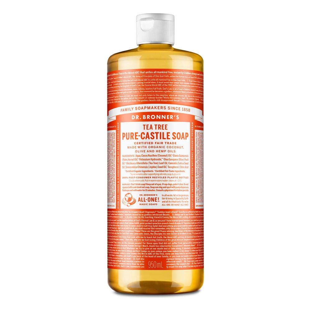 닥터 브로너스 티트리 퓨어 캐스틸 솝 950ml : 닥터 브로너스 코리아