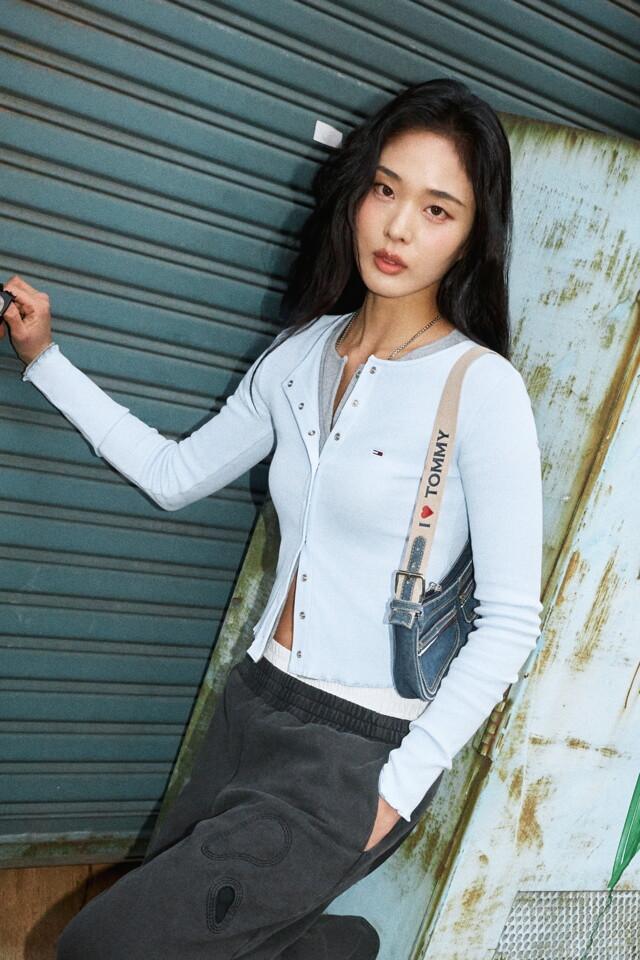 스냅 버튼 립 탑