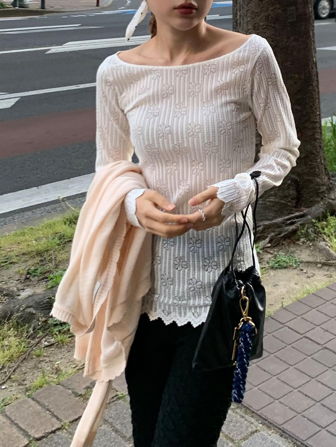 floral point top