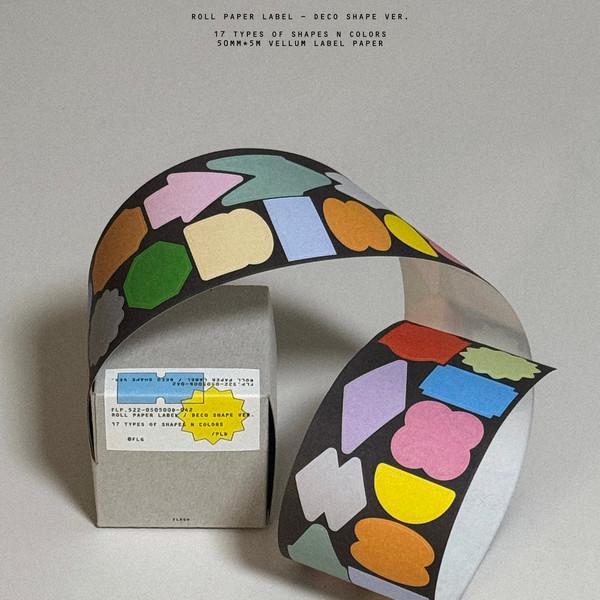 ROLL PAPER LABEL - DECO SHAPE VER.