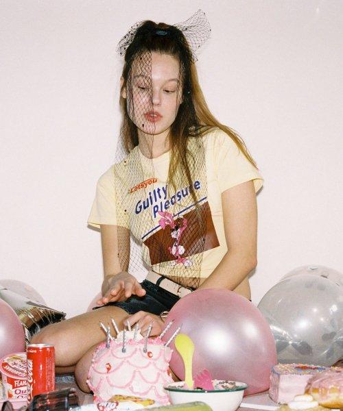 lotsyou_chocolate milk guilty pleasure t-shirt yellow