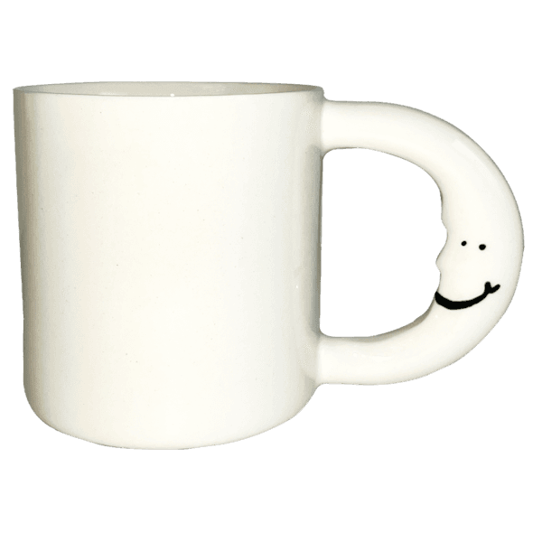SMILE MOON CUP (WHITE POLISH)