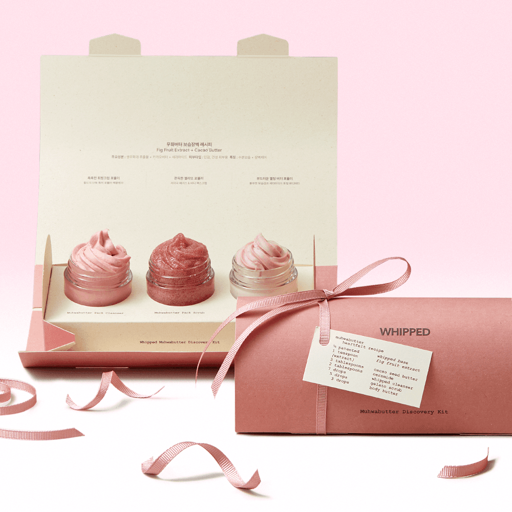 [생일/선물포장] '휩드 판매 1위 라인 살냄새 무화버터' 휩드 무화버터 디스커버리 세트(3종)