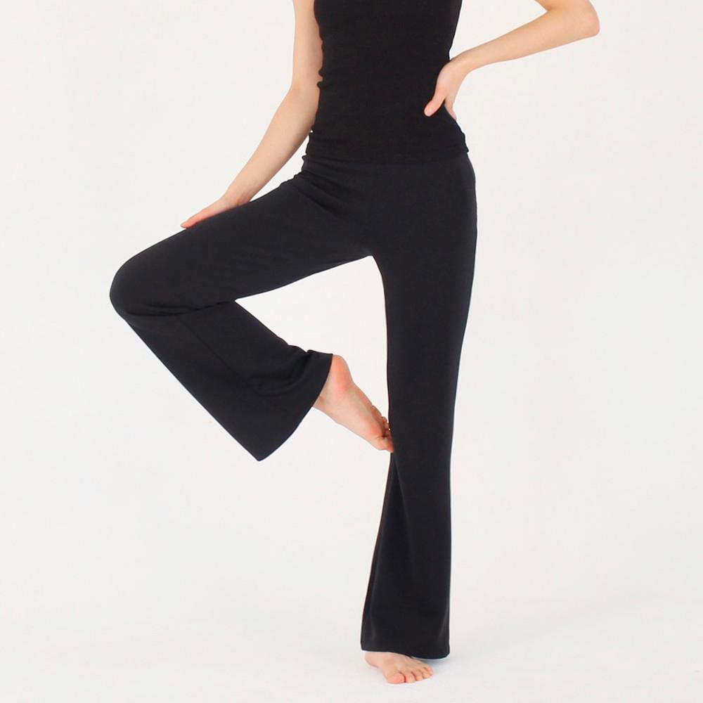 [자체제작] 플레어 롱부츠컷 트레이닝팬츠 / 하이웨스트 무용바지 연영과 입시복 재즈바지