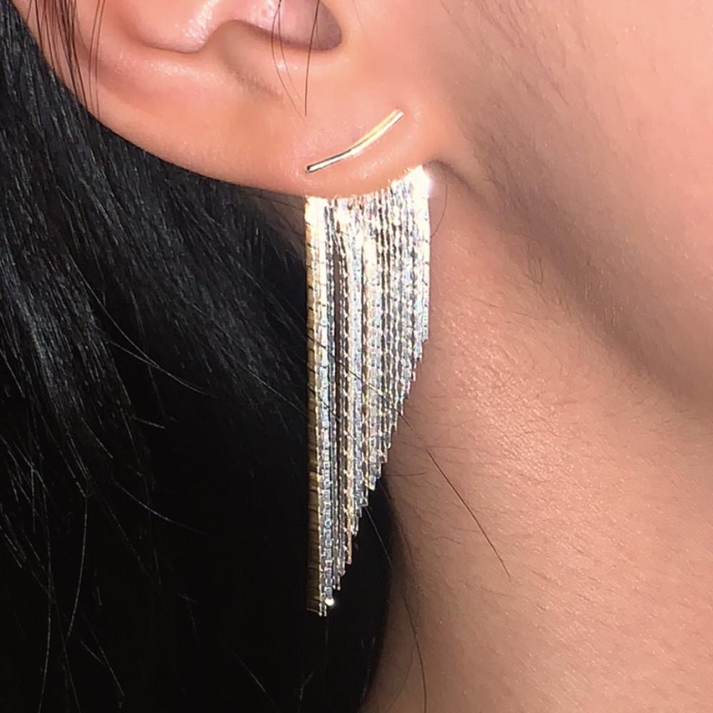 와이알유디 샹들리에 챠르르 올실버925 귀걸이