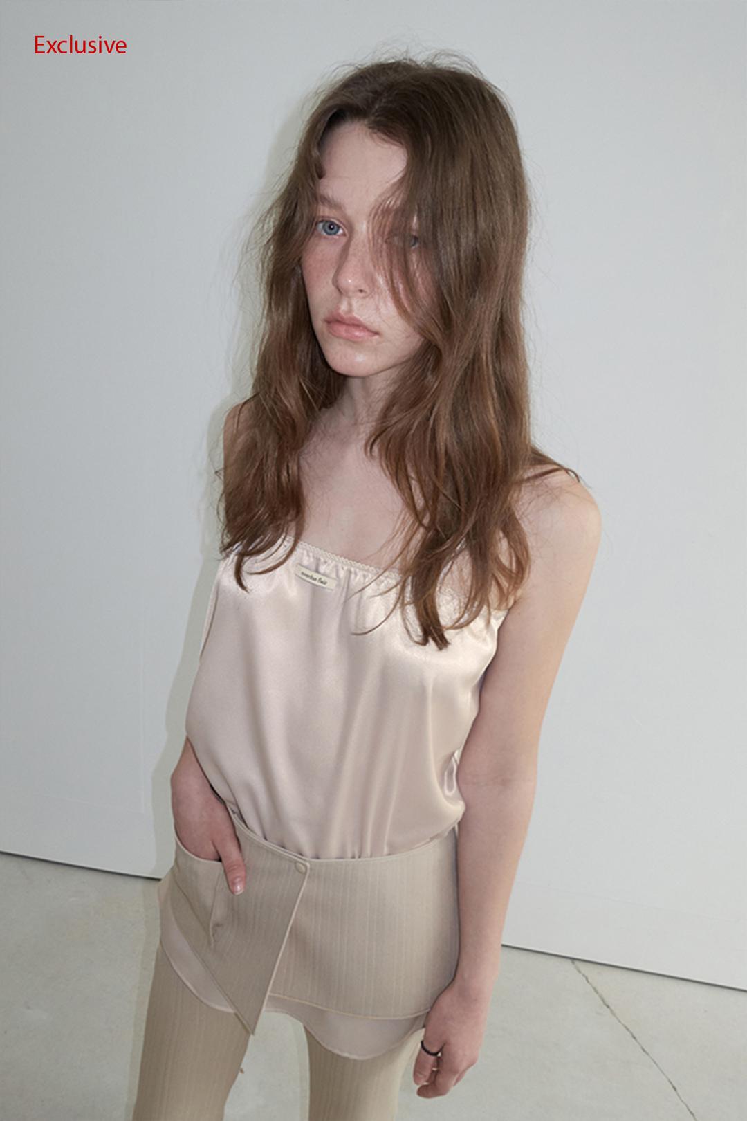 [EXCLUSIVE]SATIN LACE OPS_SILVER GREY