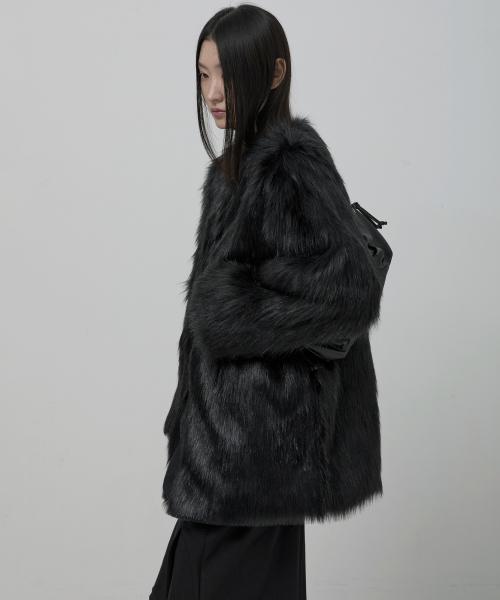Fur Jacket (FL-046_All Black)