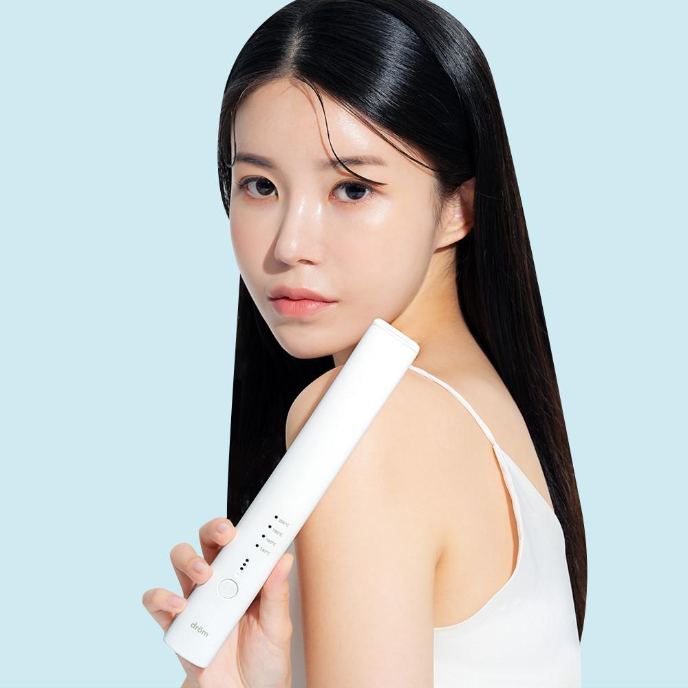 드롬 무선고데기 휴대용고데기 미니 앞머리 프리볼트 여행용 판고데기