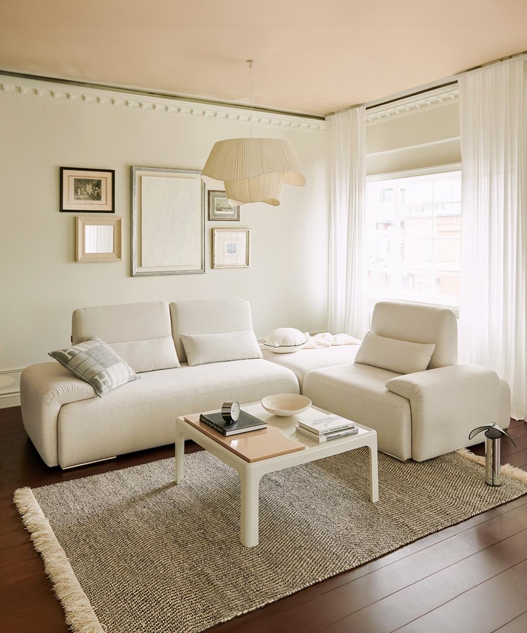 [ 모람 ] 5인용 코너형 알함브라 패브릭 스윙소파