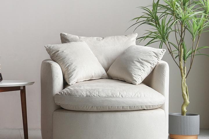 리엘 1인용 패브릭 안락의자 카페 인테리어 쇼파