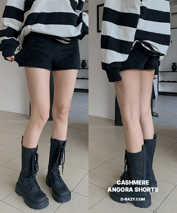 [MD추천🤎] 캐시 앙고라 숏 팬츠
