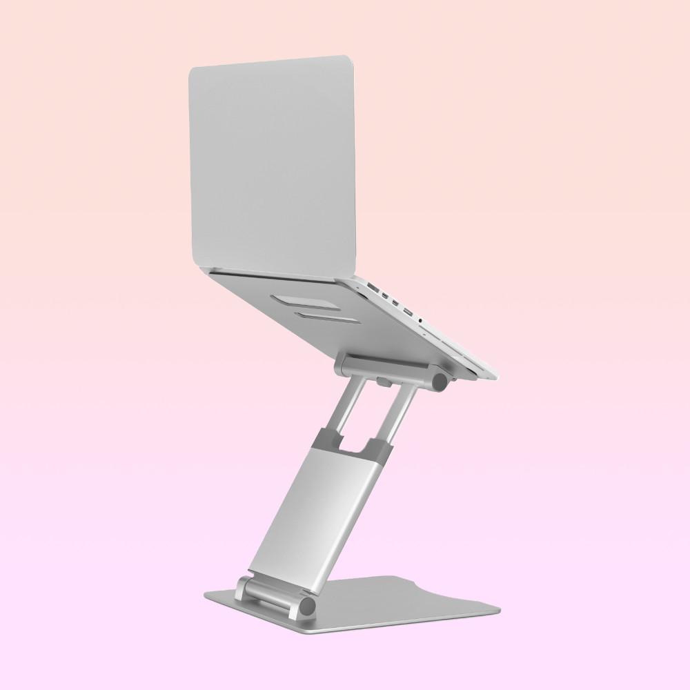 SSOK3 맥북거치대 노트북거치대 접이식 높이조절 2단 17인치